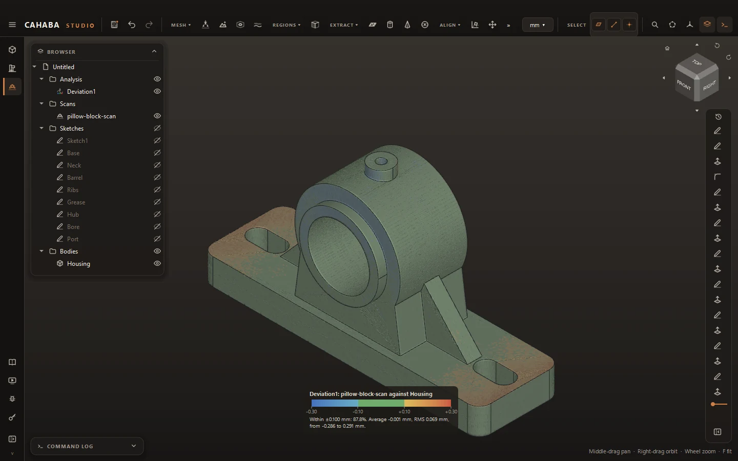 Cahaba Studio: Check it against the scan
